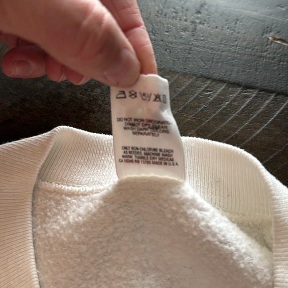 Unique Hand-Painted Vintage Ugly Christmas Sweater mistletoe sequence size Large - Picture 10 of 13